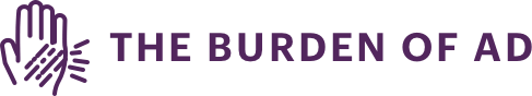 The Burden of AD logo.